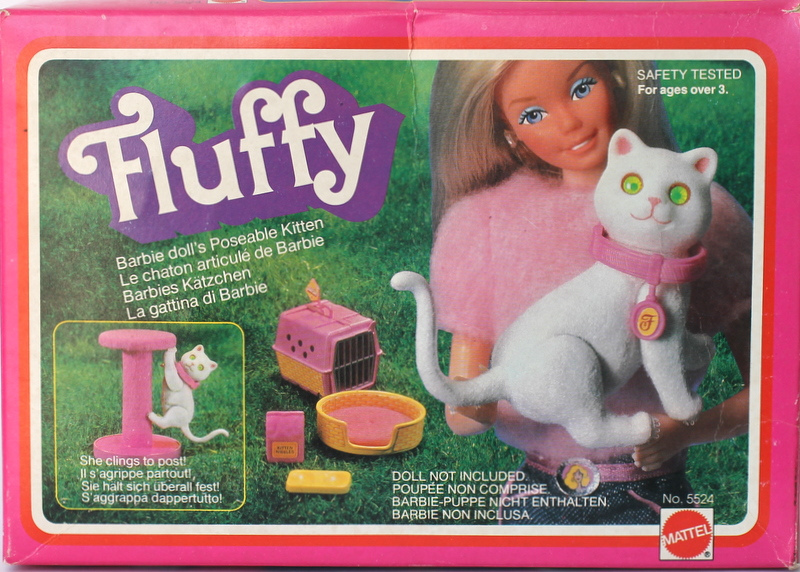 barbie fluffy cat